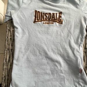 Extra Small light blue, womens Lonsdale T-shirt